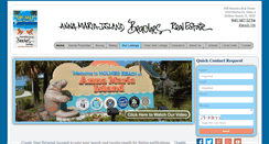 Desktop Screenshot of annamariaislandrealty.com